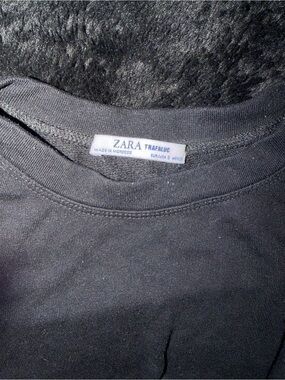 Zara Black Crew Neck Sweater
